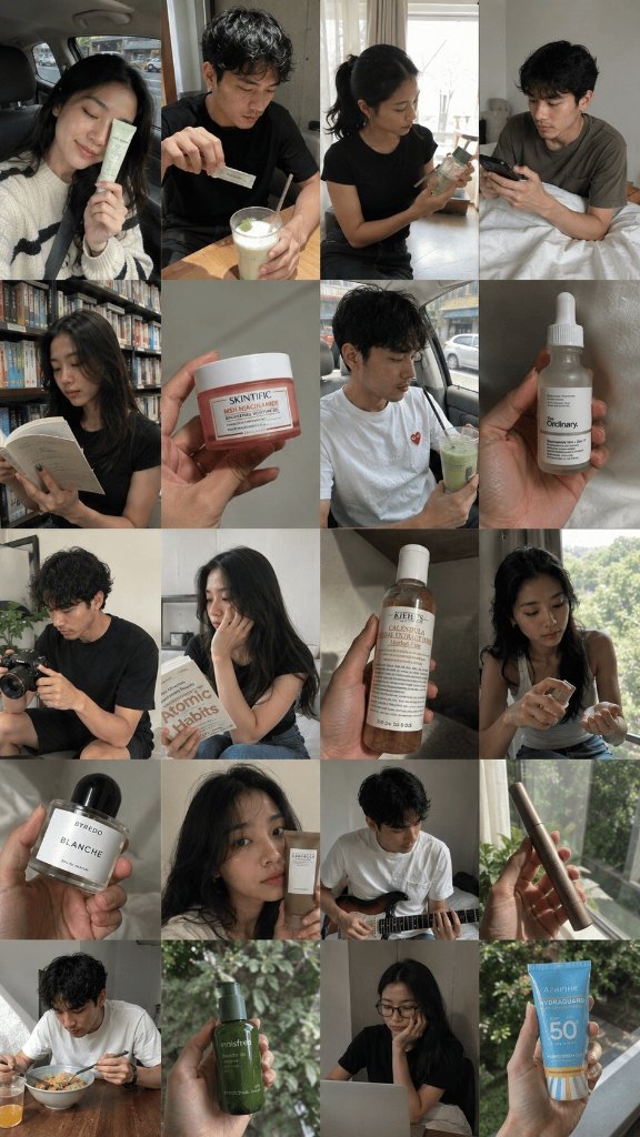 Contoh Hasil AI Influencer - Berbagai niche dan produk
